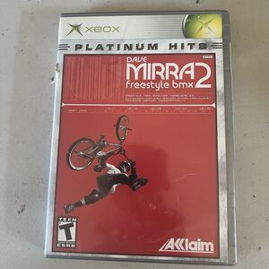 Dave Mirra Freestyle BMX 2 Original Xbox Video Game Complete No Scratches CIB